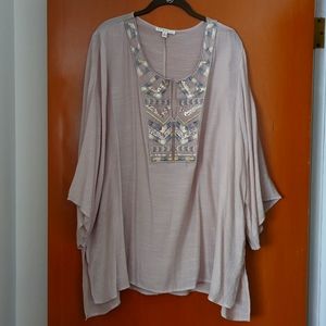 Spence 2x Beaded Embroidard Tunic Caftan